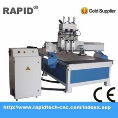 Wood door cnc router machine for making lock hole