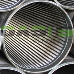 Continuous slot wire wrapped stainless steel johnson type water well screen