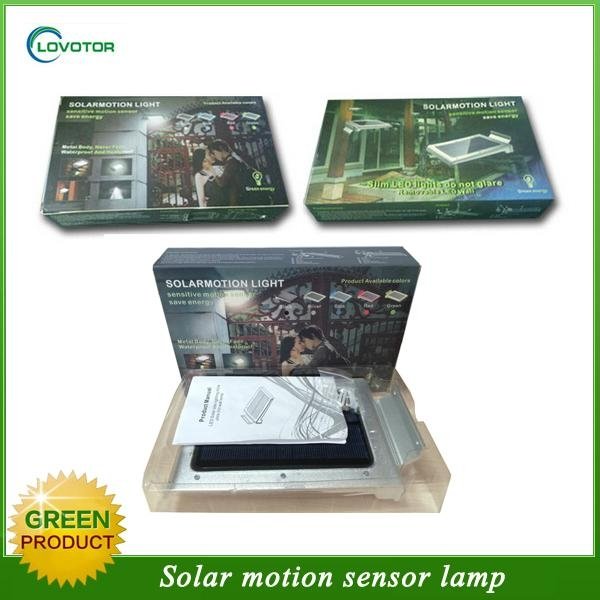 High quality PIR motion sensor Detachable solar motion sensor light
