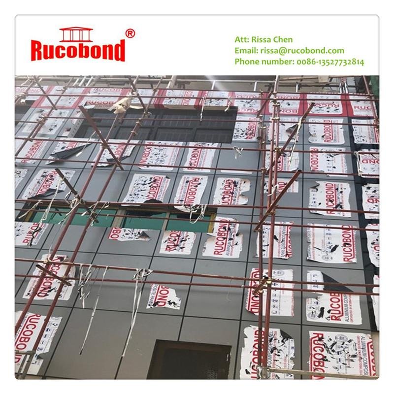 RUCOBOND PVDF Aluminum composite panel Cladding sheet