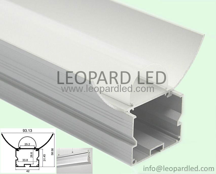 2015 New Big Pedant Light Fixing Use Suspending Wire Led Aluminium Profile