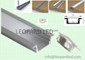 super slim 8mm recessed led aluminium