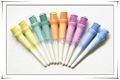 2BA Multi-color Dart Pins, Tips