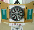 China Dart Factory Supply MDF Dartboard Cabinet For Bristle Dartboard