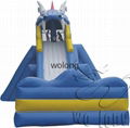 Outdoor PVC inflatable water slide for sale