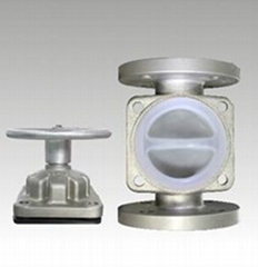 TEFLON LINED DIAPHRAGM VALVE