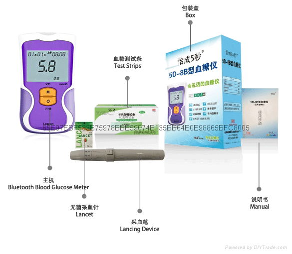 Bluetooth Blood Glucose Meter 4