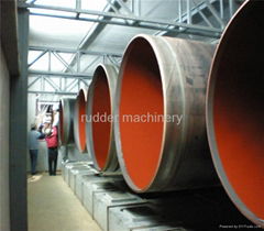  Steel Pipe Internal Coating  Production Line