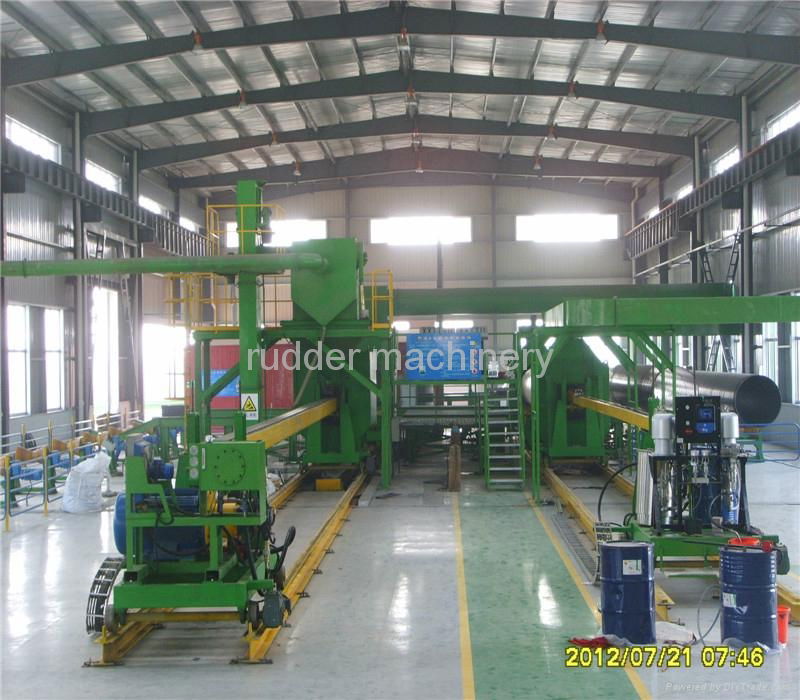  Steel Pipe Internal Coating  Production Line 4