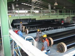 Steel pipe asphalt coating equipment