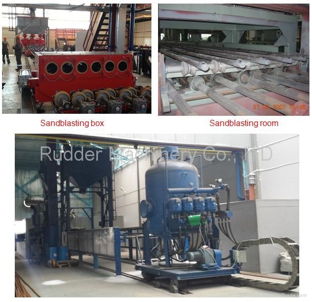 Small steel pipe coating equipment 2