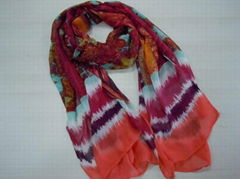 Polyester printed scarf