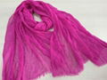 100% acrylic woven scarf 1