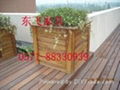 Solid wood garden flower boxes 2