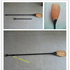 Bamboo carbon SUP paddle