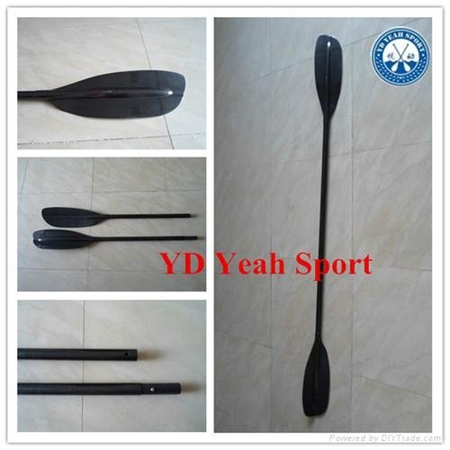 Two-section wing blade carbon kayak paddle 2