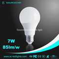 china manufacturer wholesale warm white 7w led bulb e27 3