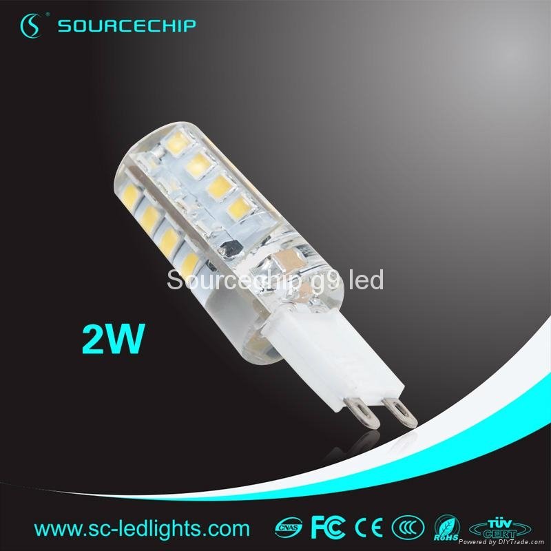 Factory Direct Sale SMD2835 2 watt G9 LED Bulb 2