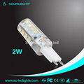 Factory Direct Sale SMD2835 2 watt G9 LED Bulb 2