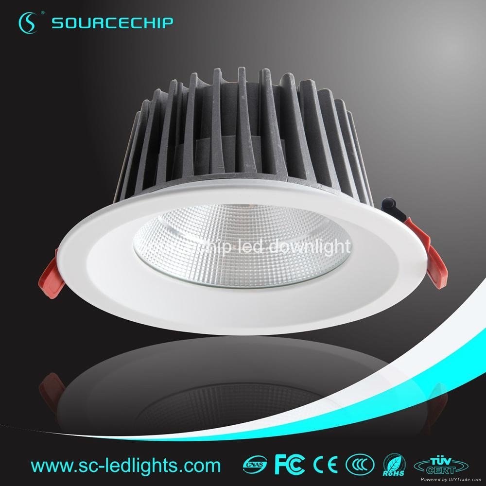 EXW price cob 30w dimmable led downlights 5