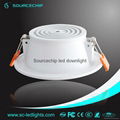 High Brightness 7W LED Downlights 3