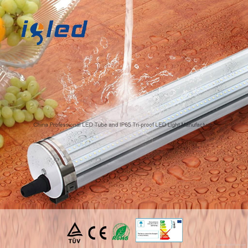 IP68 Led Linear Lighting 50W High Borosilicate Glass Tube and PMMA Housing   3