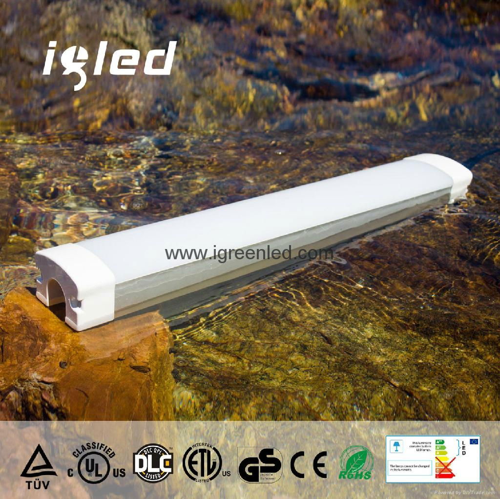 4ft 40W Weatherproof LED Fixture Light LED Tri-Proof Lamp 5