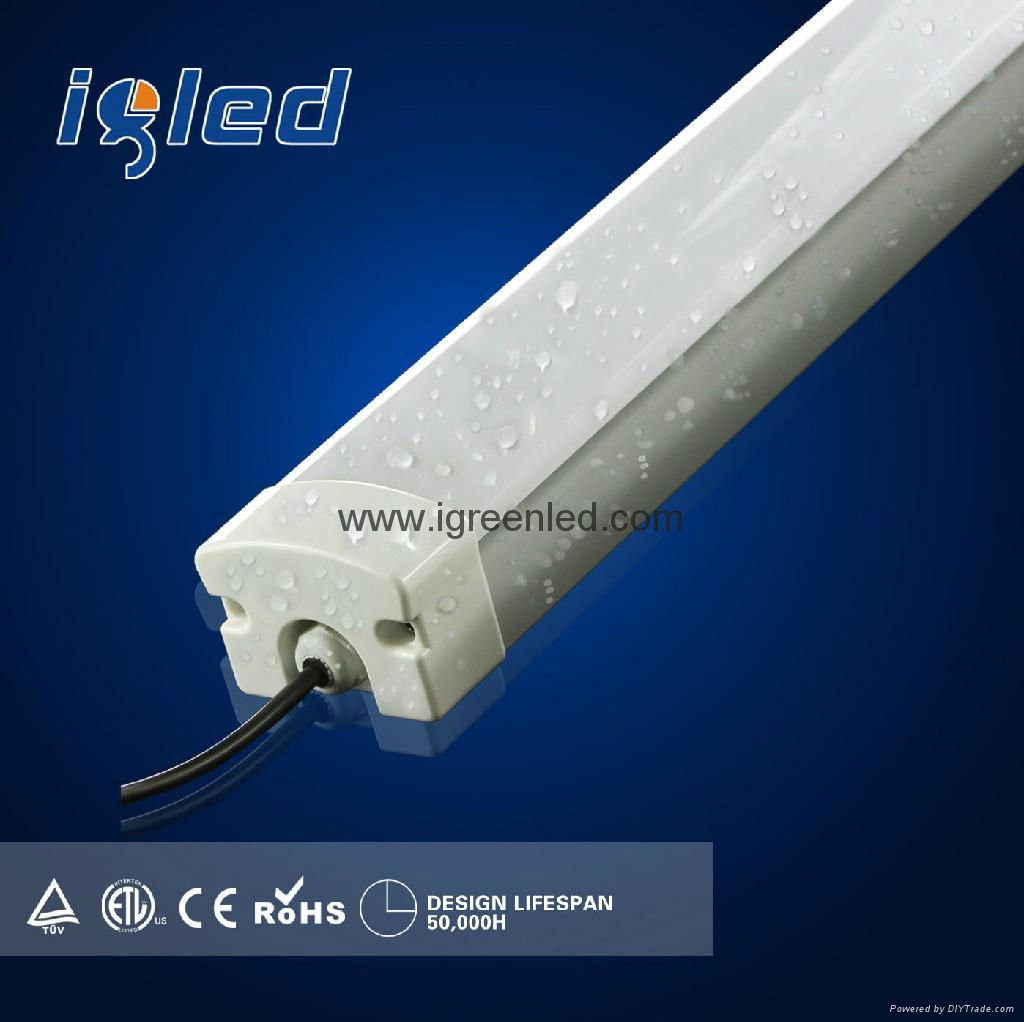 UL DLC TUV SAA L70 Certified IP65 Lighting Fixtures 4ft 50W China Manufacturer