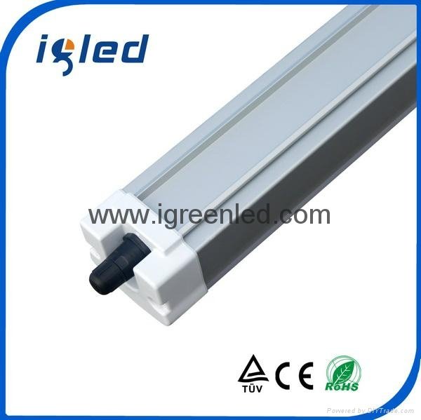 Waterproof 1.5m 5 Foot Tri-Proof LED Lamp IP65 Light Fixture with IP68 Connector 2
