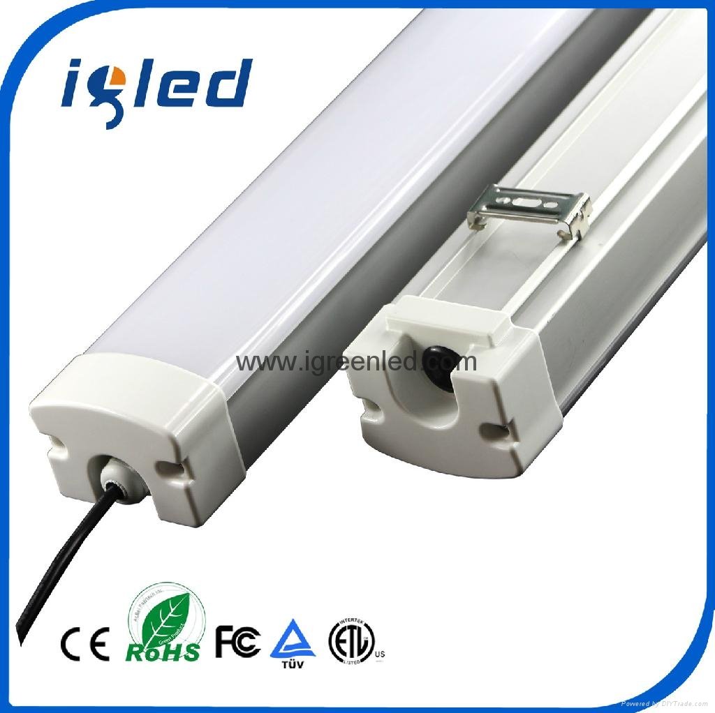 Waterproof 1.5m 5 Foot Tri-Proof LED Lamp IP65 Light Fixture with IP68 Connector 3