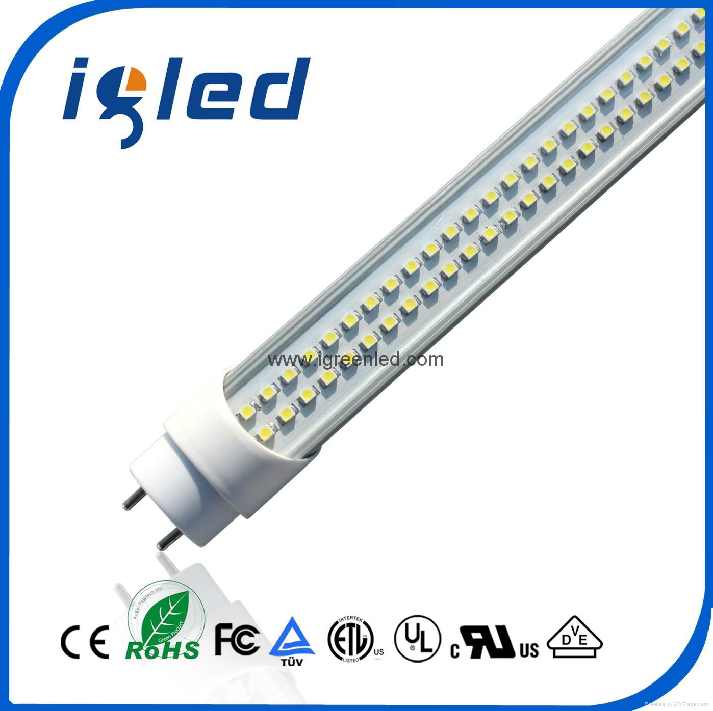 180° Rotated End Cap LED Lighting Tube 5