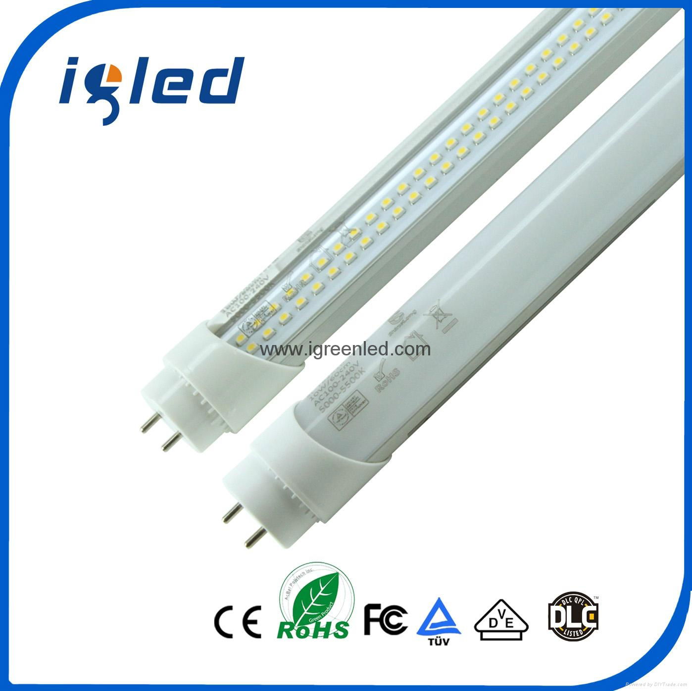 180° Rotated End Cap LED Lighting Tube 3