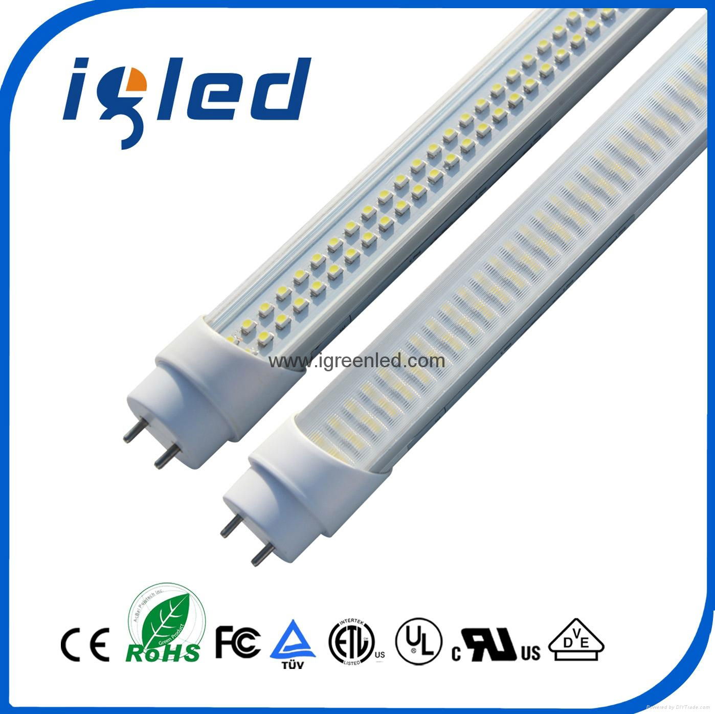 180° Rotated End Cap LED Lighting Tube 4