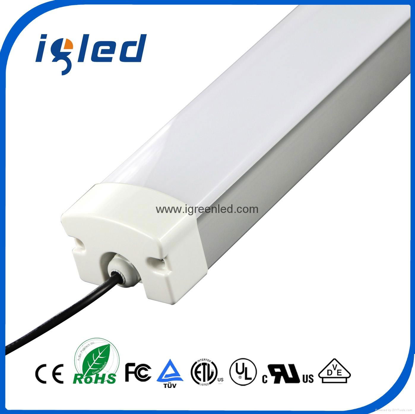 Aluminum LED Tri-proof Light 1500MM 50W 4