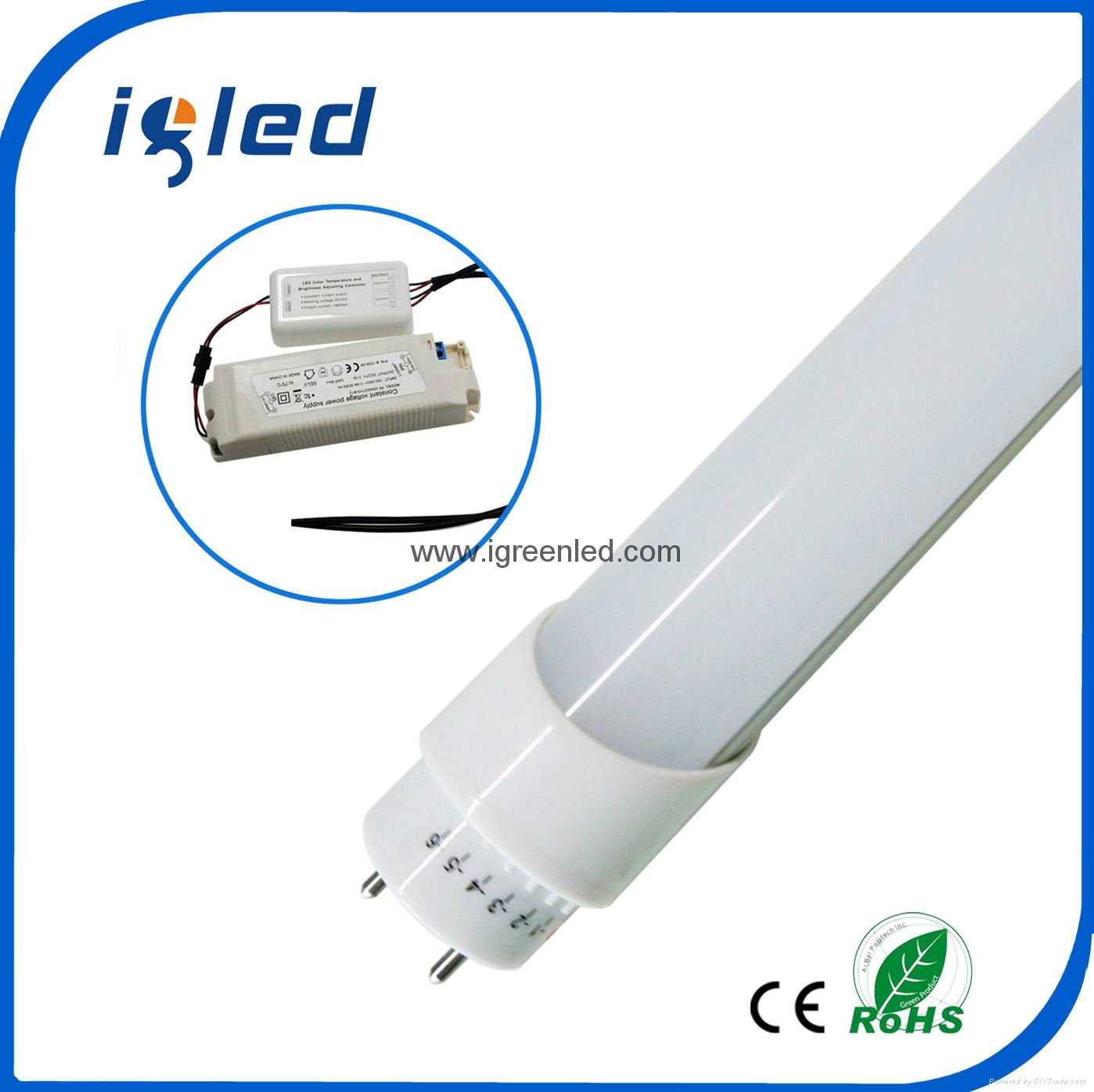 Dimmable and Color Changing T8 LED Tube Light