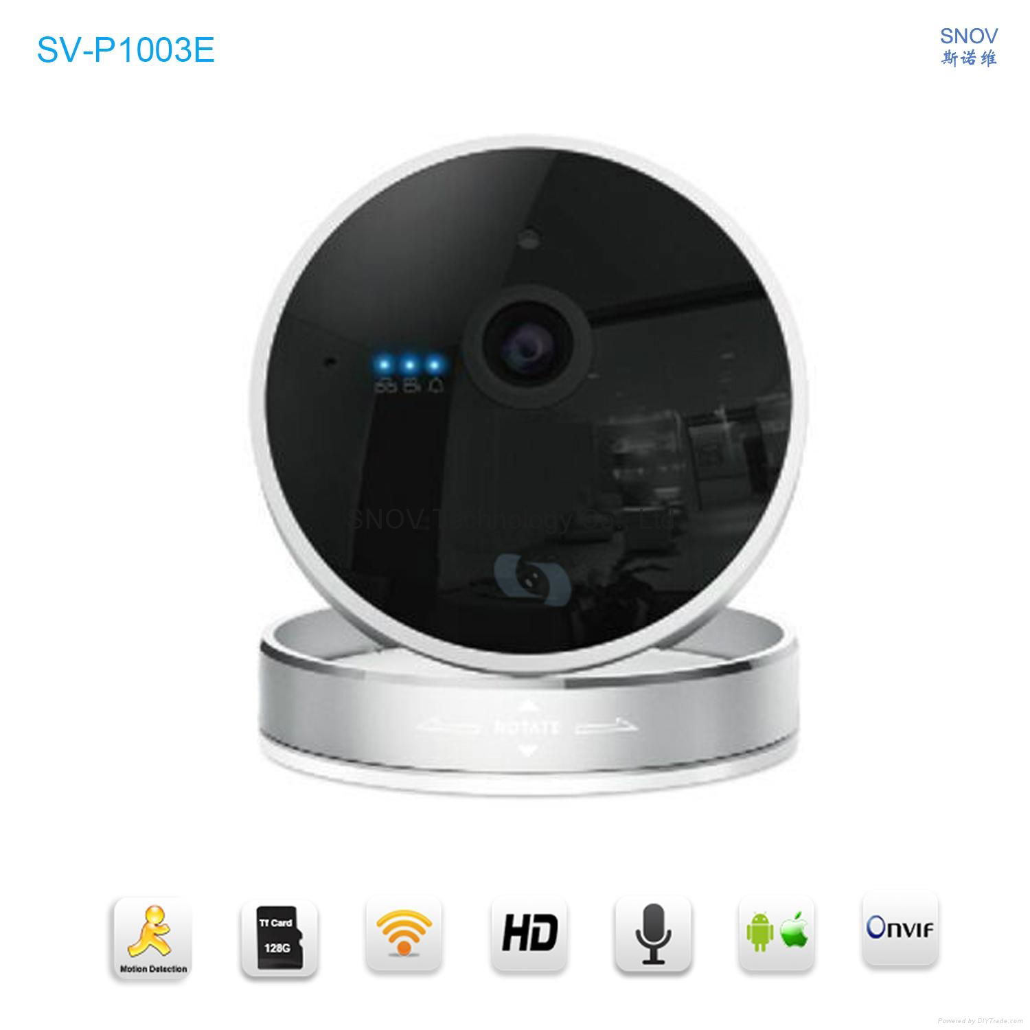 Snov Mega Pixel WIFI IP PTZ Surveillance Camera with Alarm Detectors, Wireless 2