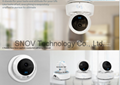 Snov Mega Pixel WIFI IP PTZ Surveillance Camera with Alarm Detectors, Wireless