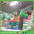 Colorful Arch Inflatable Dry Slide for