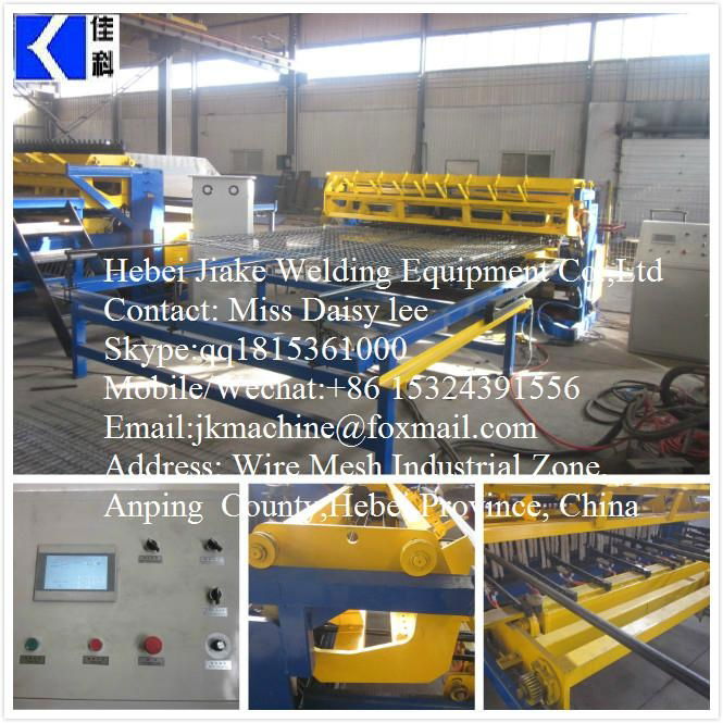 CNC fence mesh welded machines JIAKE Factory for 3-6mm fence mesh 4