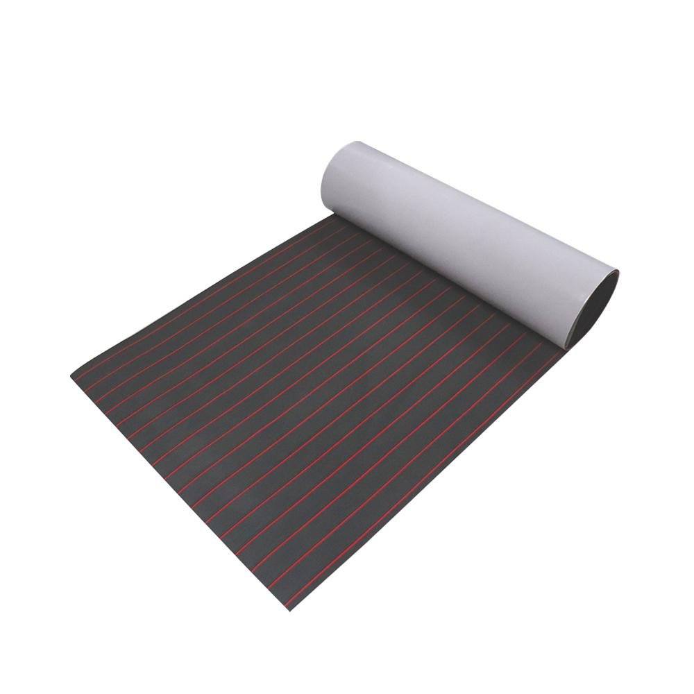 non-slip mat red/black straight strip 240*45 4