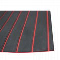 non-slip mat red/black straight strip 240*45 8