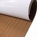 EVA Non-slip mat brown/red straight strip 240*120cm