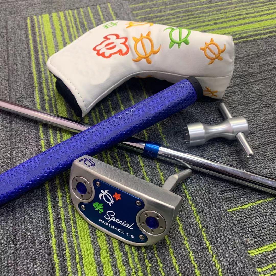 Fastback 1.5 blue tortoise CA golf putter  5