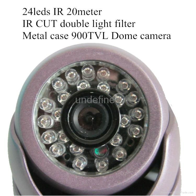 900tvl 1/3" cmos with 24led special offers IR CUT  Metal Dome camera  4