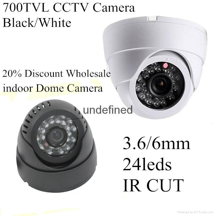 700tvl 1/3" cmos with 24led IR 20m special offers IR CUT Dome cctv camera