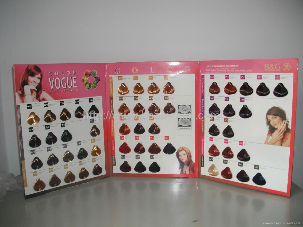 Hair Color Chart With Name