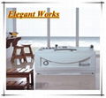 For 1 person jacuzzi bathtub portable acrylic whirlpool bathtub 1