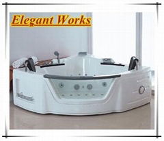 For 3 person indoor jacuzzi bathtub