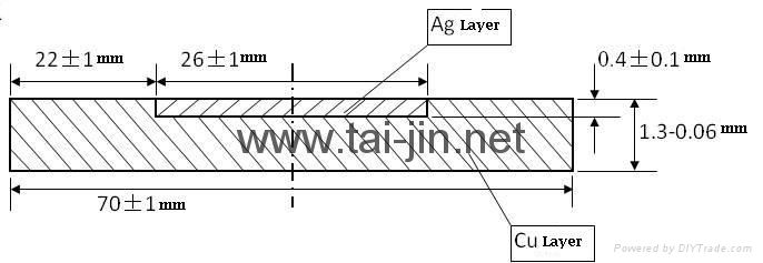 Copper-siliver Strip 5