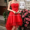 Free Shipping 2013 Autumn Winter Lace Mid-Calf Sleeveless Appliques Ladies' Dres 2